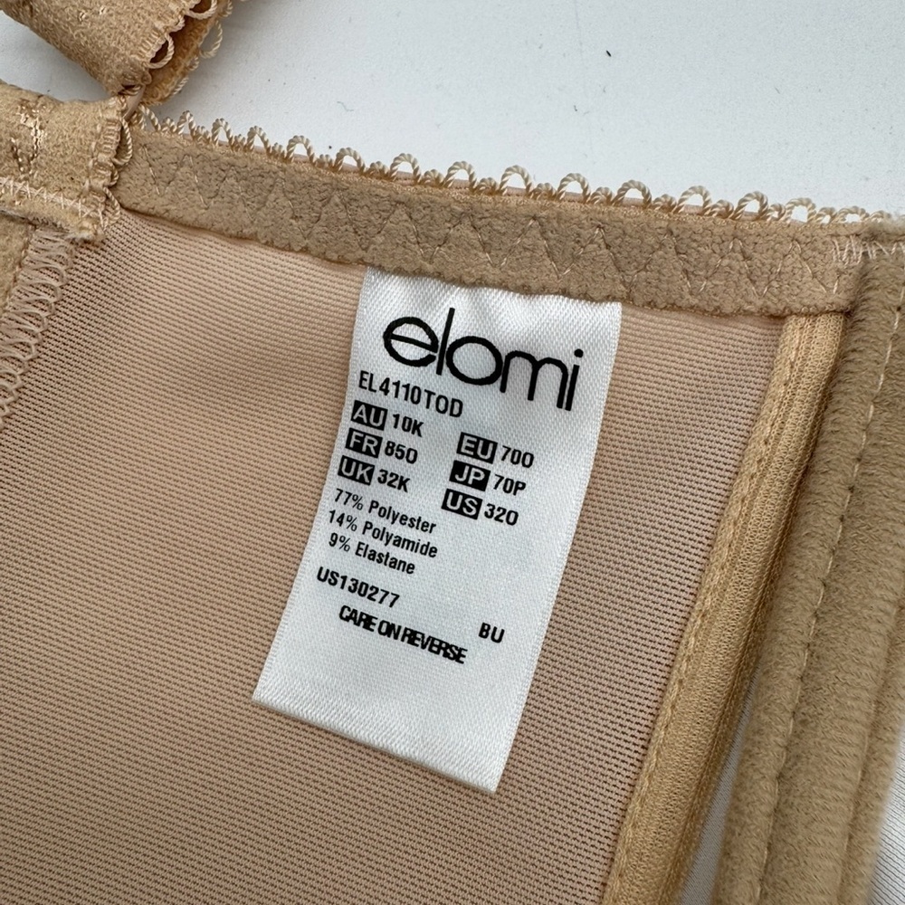Elomi Stretch Banded Bra Toasted Almond B2682 - Picture 5 of 5
